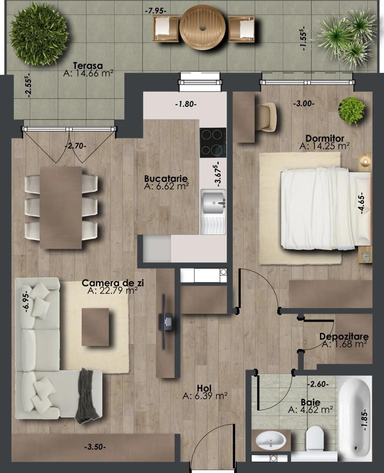 Bel Dom - The Central, Spacious 2 Rooms Luxury Apartment Клуж-Напока Екстер'єр фото